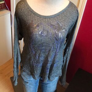 Beautiful Harley-Davidson sheer knit top sz XL